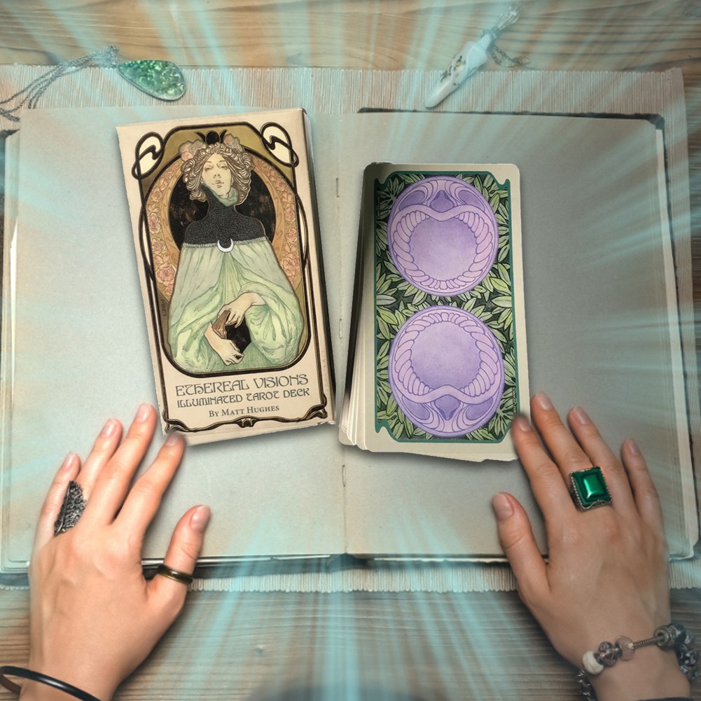 ♥♡yunkan♥♡80 Ethereal Visions Illuminated Tarot Tarot Cards