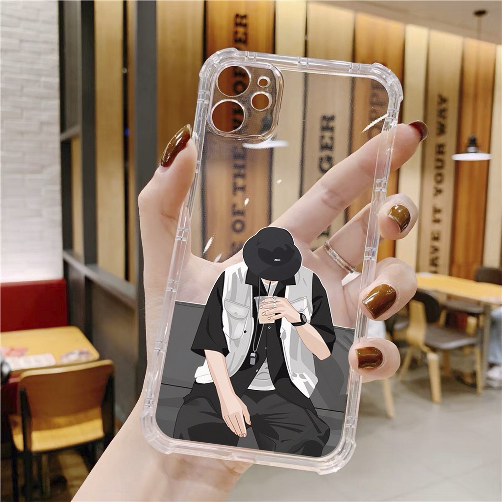 Ốp lưng iphone cặp đôi Hẹn Hò dẻo trong suốt case 15 pro max 15plus 14 13 12 promax 11 mini 6 6s 7 8 plus x xr xs Se