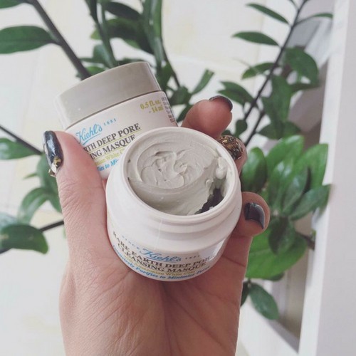 Mặt nạ đất sét , mask đất set Kiehl’s Rare Earth Deep Pore Cleansing mini 14g
