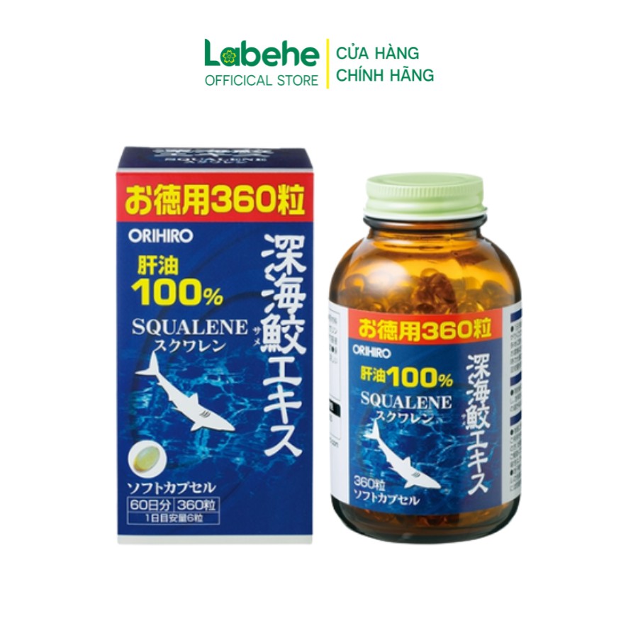 Viên uống dầu gan cá ORIHIRO Nhật Bản hỗ trợ xương khớp, tim mạch 360 viên - 390 viên