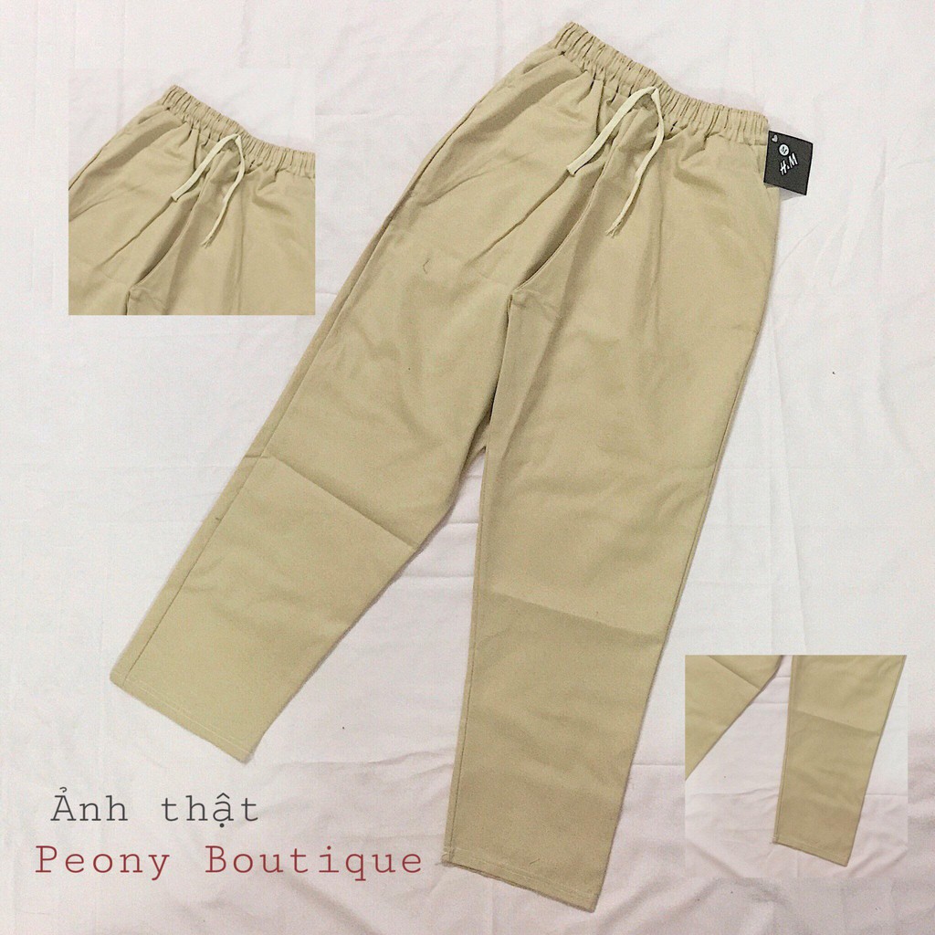 Quần baggy kaki kiểu hàn sắn ống Korea HOT HOTTT | BigBuy360 - bigbuy360.vn