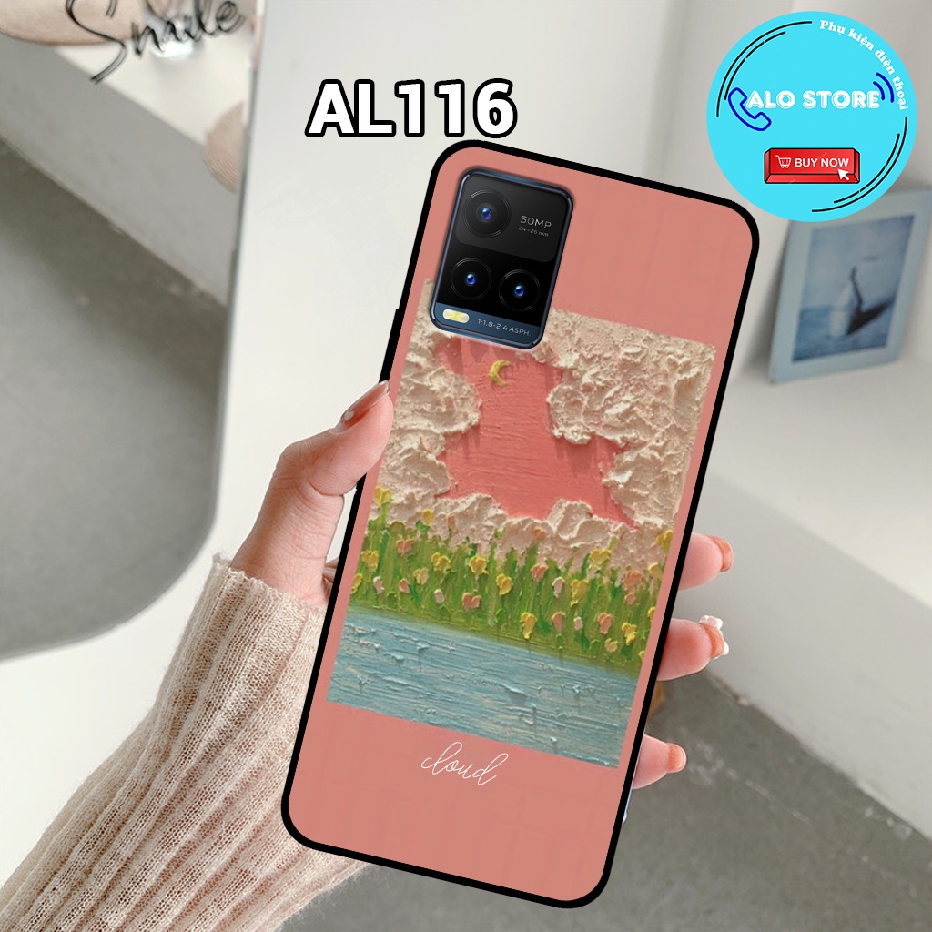 Ốp điện thoại Vivo Y21 - Y21S - V20 - V21 5G - Ốp lưng Vivo in hình hoa vintage nữ tính,dễ thương