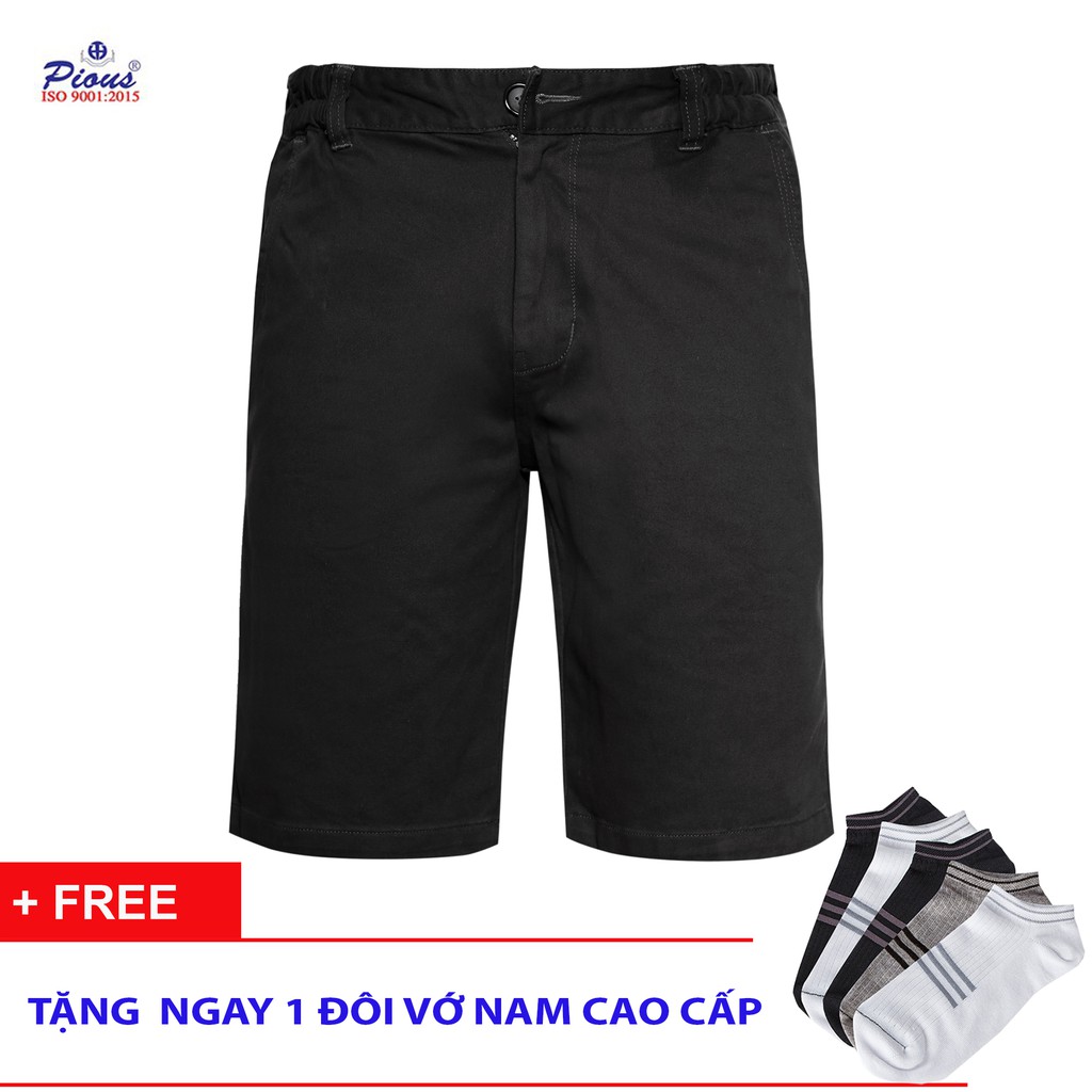 Quần short kaki nam cao cấp pious kkt008 (co giãn)