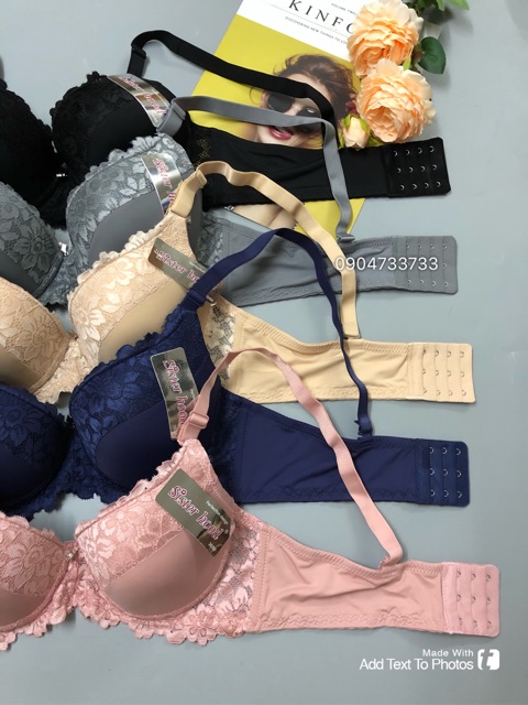 Áo lót big size Thái Lan sisterhood 2229 có gọng bản to nâng ngực cup B