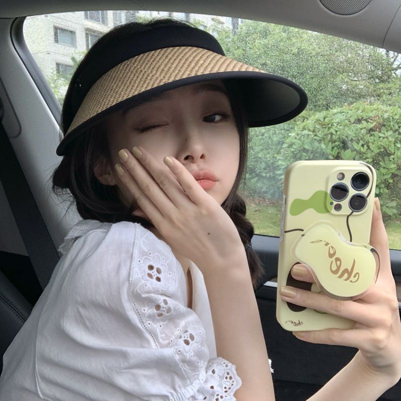 Nón Cói Thời Trang Vành Lớn Chống Nắng Dạng Cài