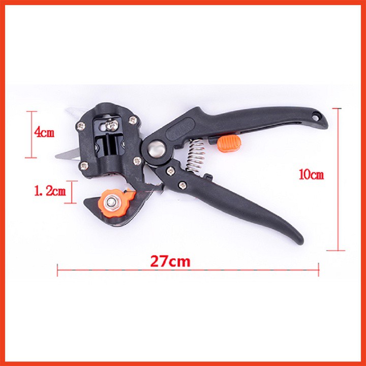Kéo Chiết Cành, Ghép Cây Chuyên Dụng Tặng trụ đỡ + 2 LƯỠI DỰ PHÒNG