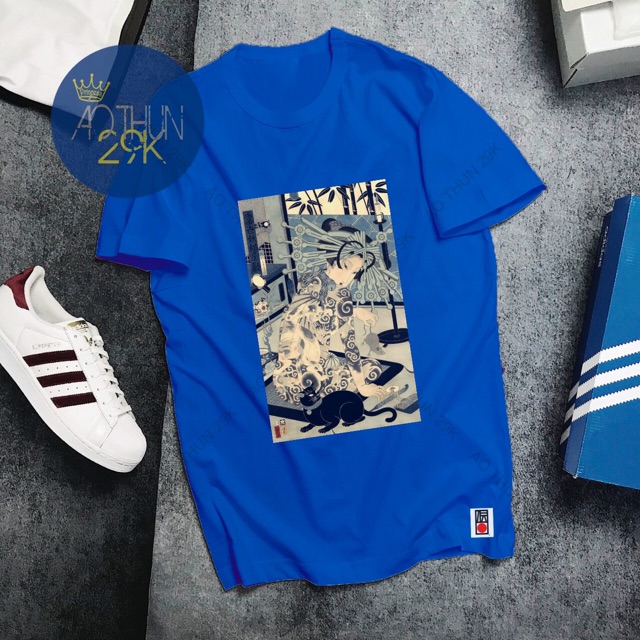 ALBUM 131 - ÁO THUN XANH CÁ TÍNH PHONG CÁCH NHẬT BẢN PHỐI CỰC ĐẸP | BigBuy360 - bigbuy360.vn