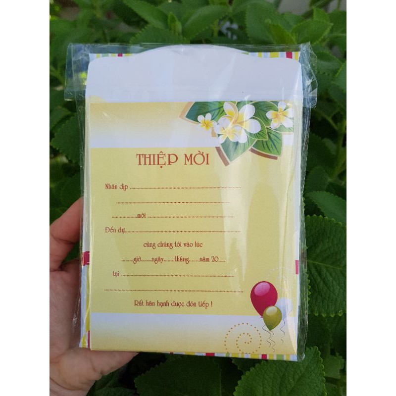 Set 10 thiệp sinh nhật hình chú hề dễ thương