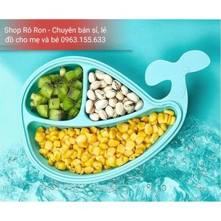 KHAY ĂN DẶM AAG CAO CẤP HÌNH CÁ VOI