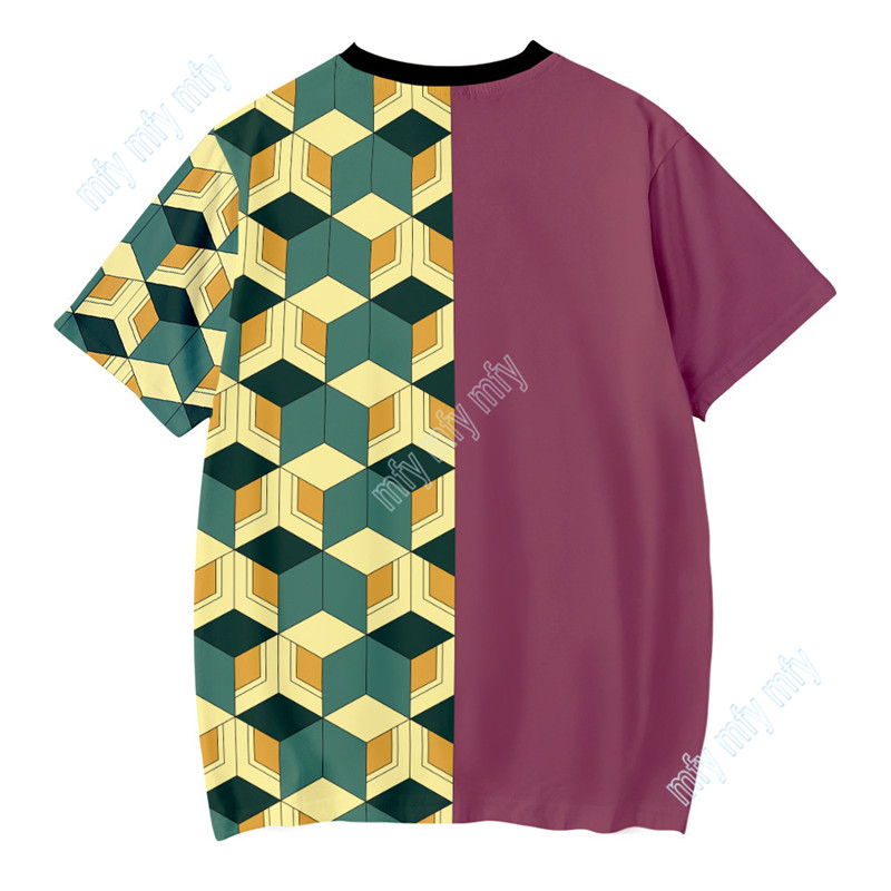 Áo Thun Hóa Trang Nhân Vật Kamado Tanjirou Nezuko Agatsuma Zenitsu Tomioka Giyuu