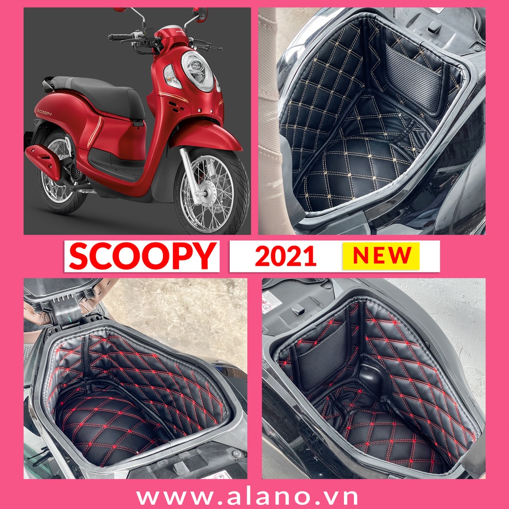 Lót Cốp Cách Nhiệt Xe SCOOPY 2021 - Có Túi Giấy Tờ - Bảo Hành 1 Năm ( Đường May, Lỗi Do Sản Xuất)