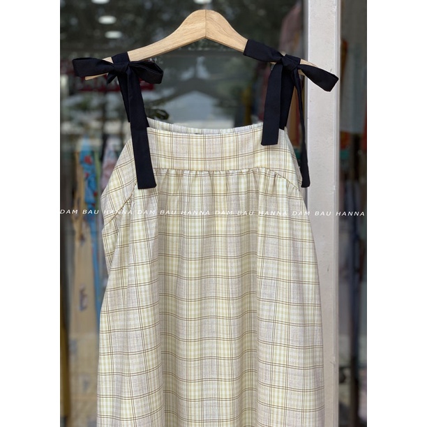 [SIZE 55-120KG] Đầm bầu 2 dây big size dễ thương thoáng mát có size 120kg vải cotton thấm mồ hôi rất tốt đầm dài qua gối