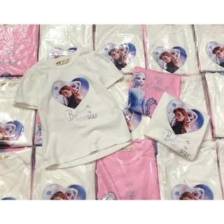 Set áo thun Elsa bé gái 2-10Y