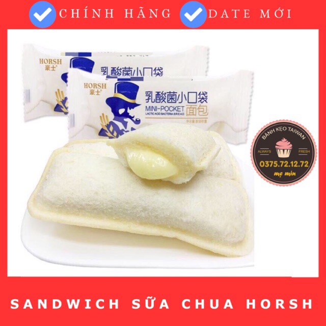 [Mã 267FMCGSALE giảm 8% đơn 500K] [SG sẵn ] bánh sữa chua Đài Loan ông già hút tẩu horsh