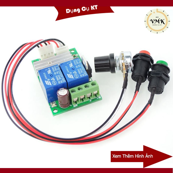 Mạch Điều Khiển Tốc Độ Và Đảo Chiều Động Cơ PWM 6-24V