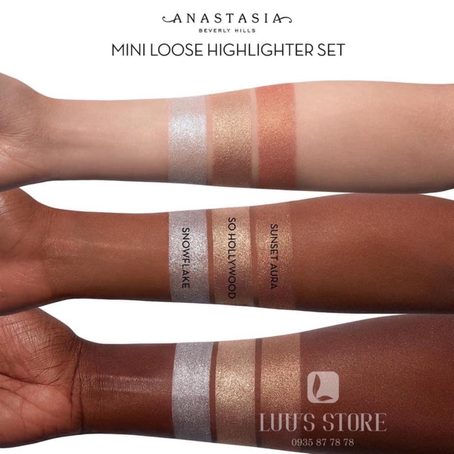 Set Bắt Sáng Anastasia Beverly Hills Mini Loose Hightlighter Set