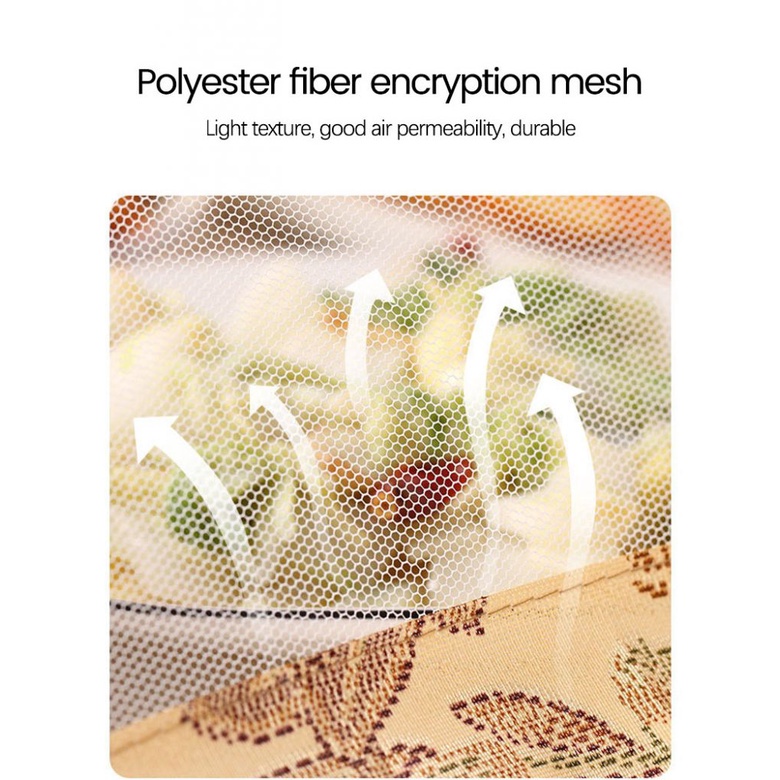 Lồng Bàn Đậy Thức Ăn Bằng Lưới Chống Bụi Và Ruồi Ốp