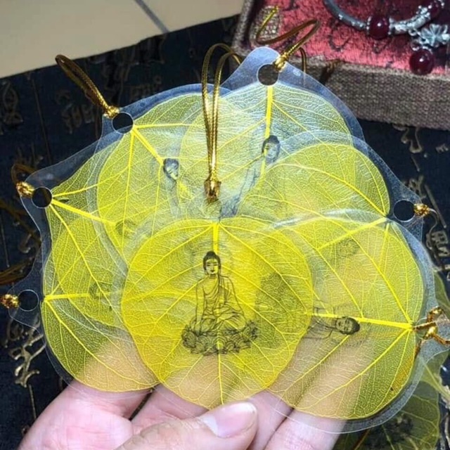 Lá bồ đề may mắn, trừ tà, tránh thị phi