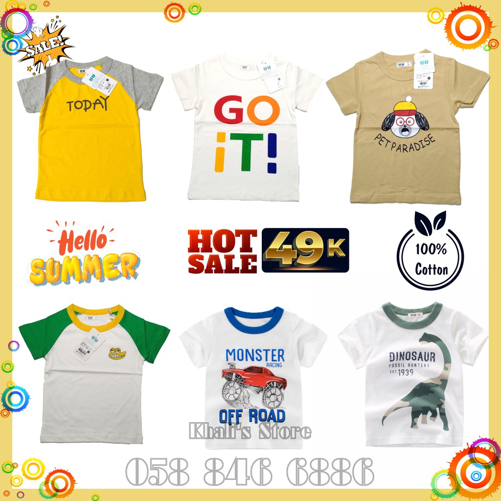 Áo thun 27KIDS cho bé chất cotton hàng xuất Âu Mỹ