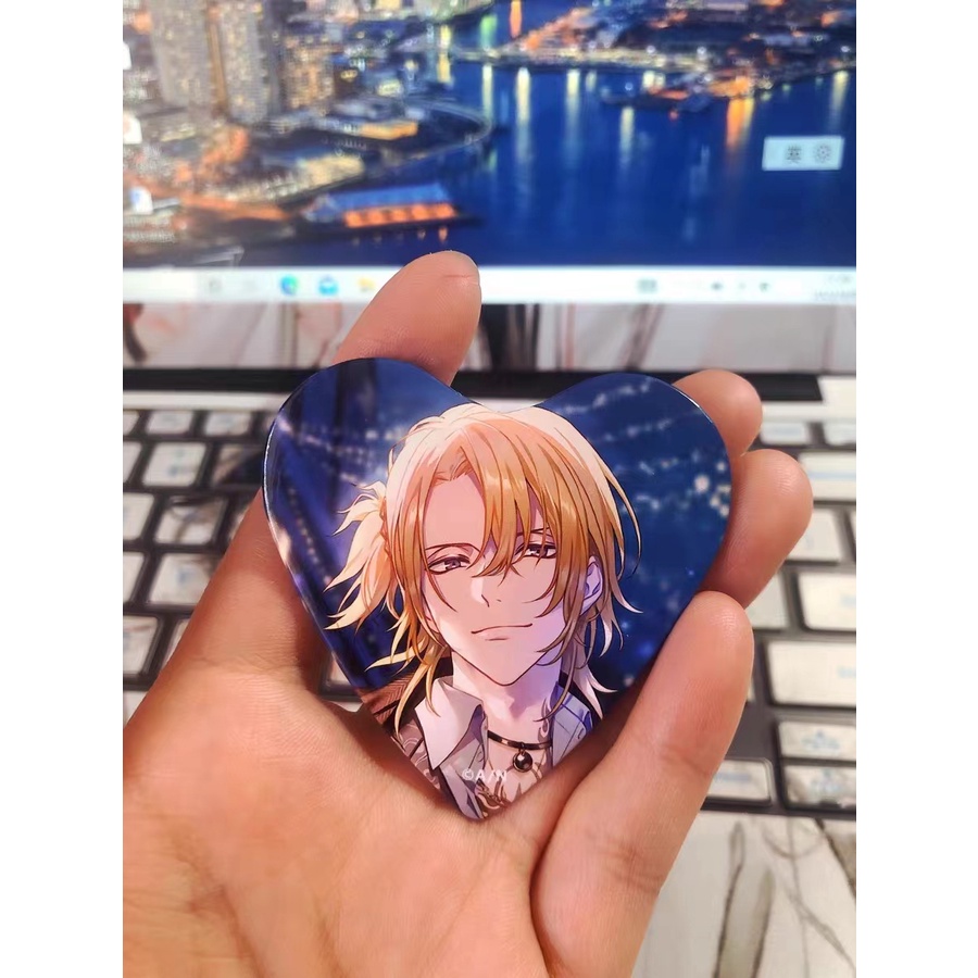 Lixiem Acrylic Đứng Sidewalk Acrylic Đứng Giấy Màu Đồ Trang Trí Thanh Trái Tim Mysta / Luca / Ike / VOX / SHU