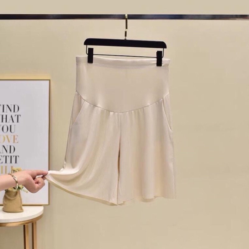 Quần bầu ngố tăm mùa hè ống rộng suông có chun chỉnh bụng thiết kế cao cấp