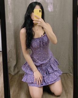 ĐẦM TÍM HAI DÂY RÃ NGỰC