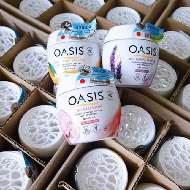 Sáp Thơm Phòng Đuổi Muỗi OASIS 180g Thái Lan