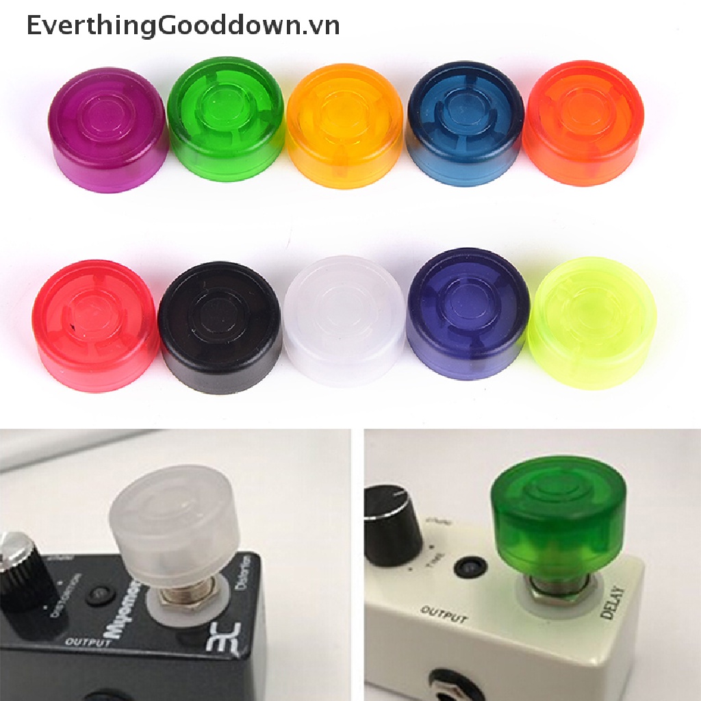 Everthinggooddown Set 10 Thanh Nhựa Đỡ Bàn Đạp Tạo Hiệu Ứng Đàn Guitar Màu Sắc Ngẫu Nhiên