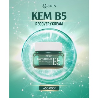 Kem B5 MQ Skin Chính Hãng Recovery Cream B5 Mqskin dưỡng ẩm xóa nhăn phục hồi da sau xài Retinol tái tạo da thay da skin