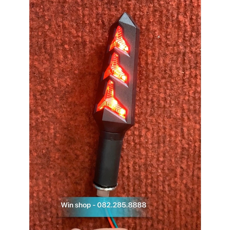Cặp xi nhan led chạy 2 mặt dành cho xe máy, nhiều màu sắc