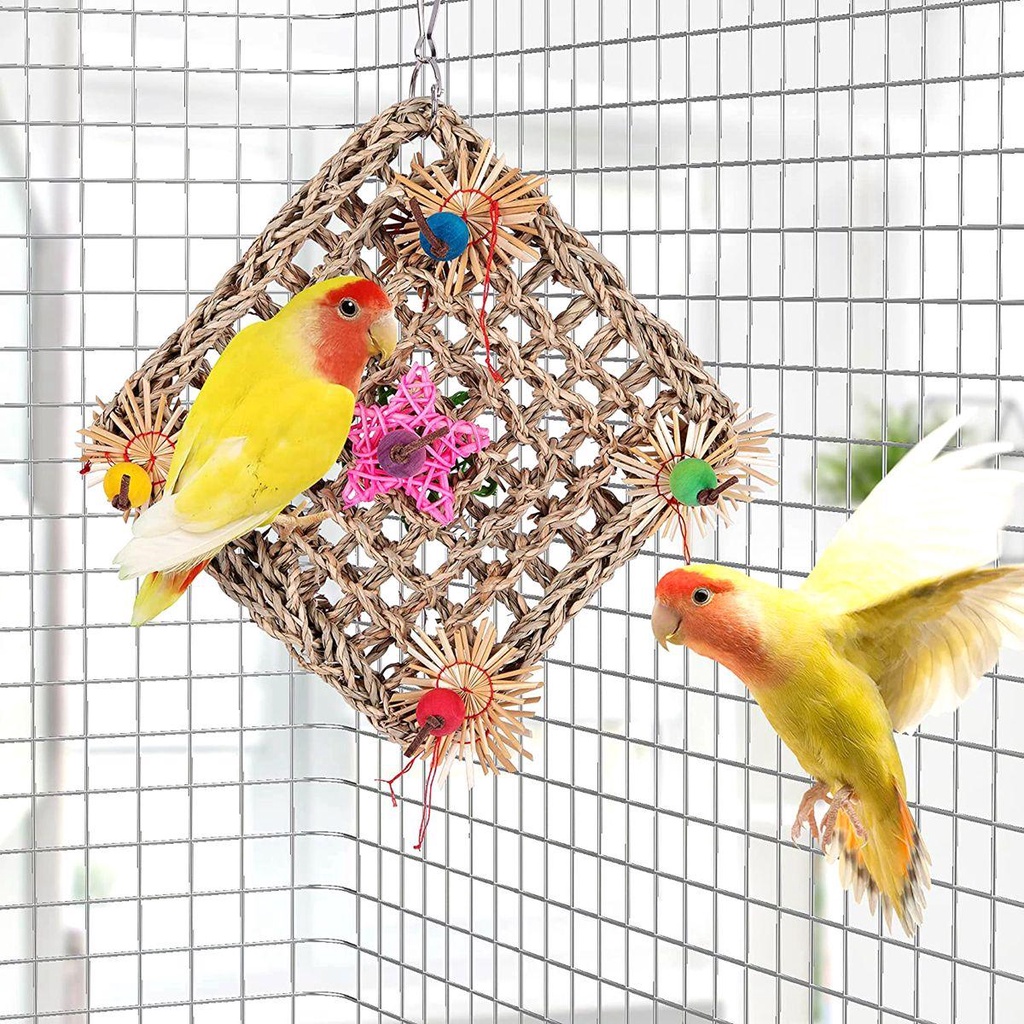 Lloyd Phụ Kiện Treo Tường Trang Trí Hình Cỏ Biển Đan|Võng Leo Núi Chất Lượng Cao