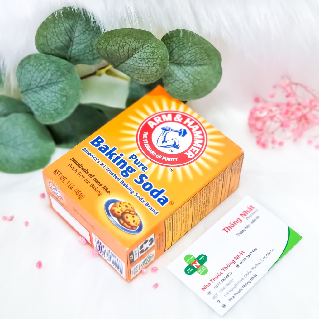 [CHÍNH HÃNG] - Bột Baking Soda Trắng Răng, Khử Độc Thực Phẩm... Hộp 454gr