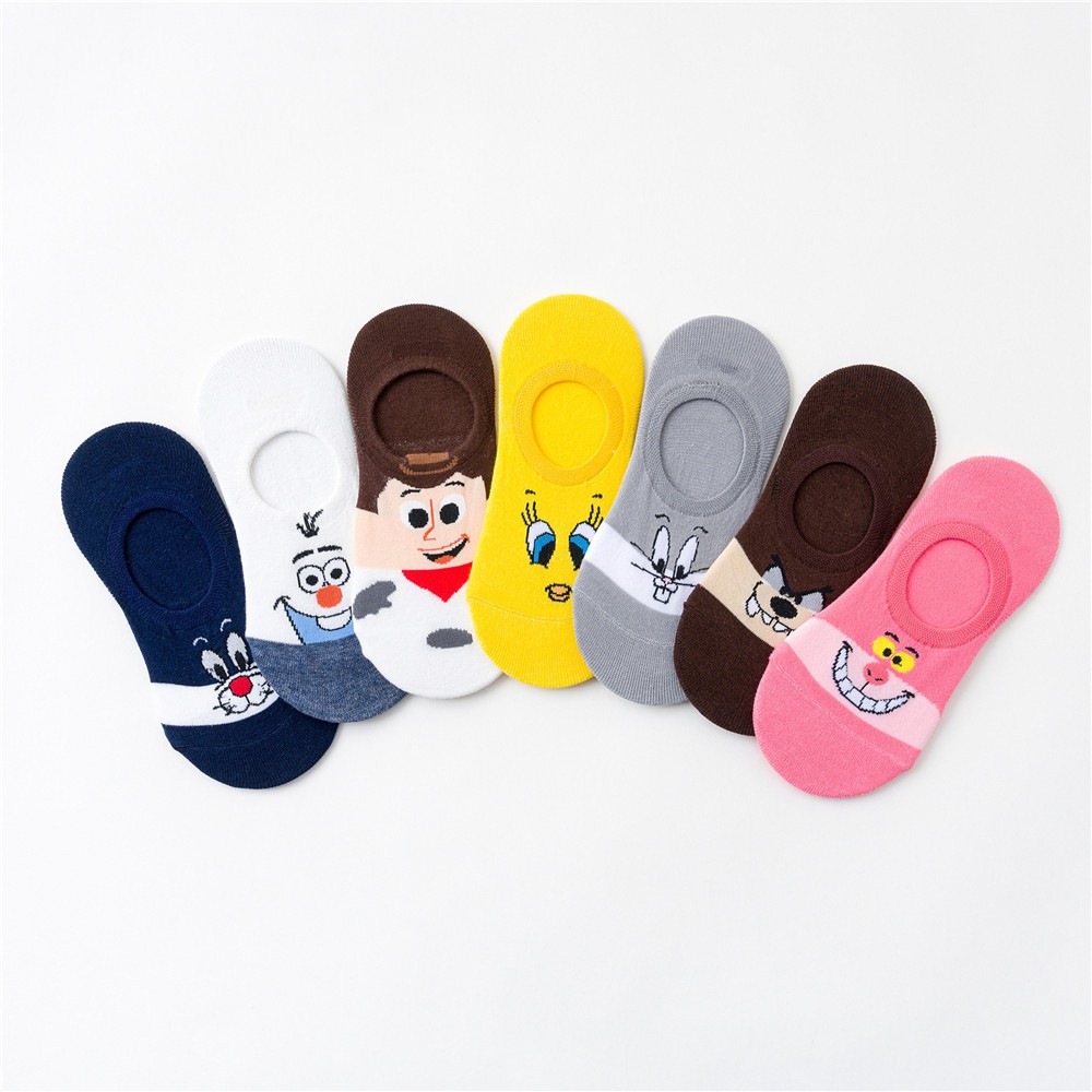 Vớ cotton hình chuột Mickey cho nam và nữ