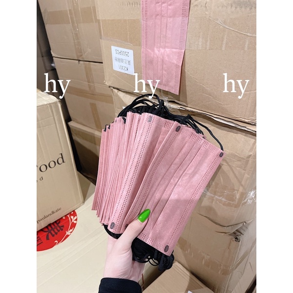 Hộp 50 khẩu trang Y Tế Thái Lan Cao Cấp - Khẩu trang y tế màu Pastel cực xinh