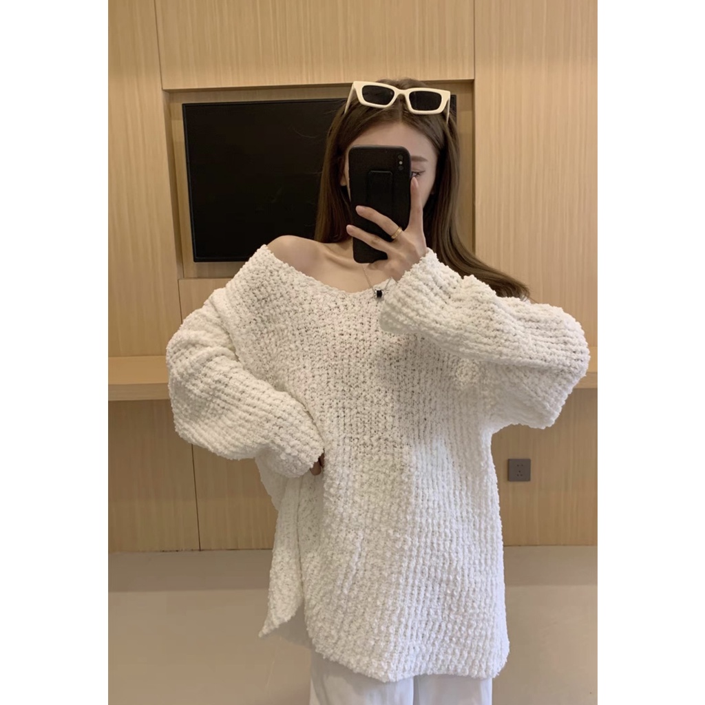 Áo len Gloria DA16 cổ tròn tay dài phong cách HQ trẻ trung