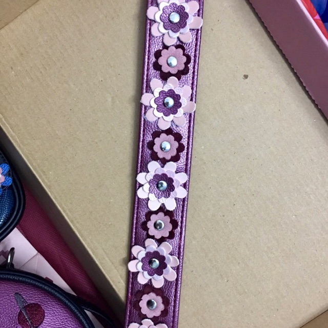 Quai xách Ngaos hoa tím chưa dùng