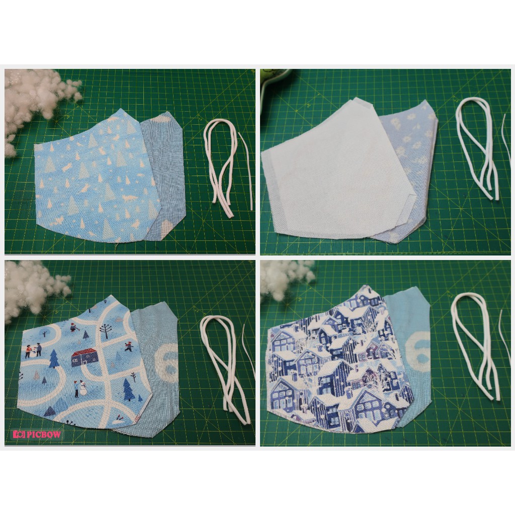 Phụ kiện làm khẩu trang cute N95 handmade chống nước , chống giọt bắn làm từ vải cotton 100% nhập khẩu Hàn Quốc & Nhật B | BigBuy360 - bigbuy360.vn