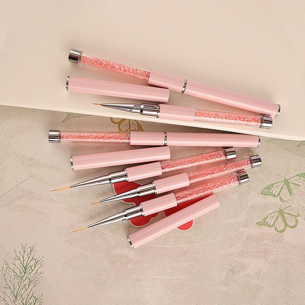 Cọ Vẽ Móng Nghệ Thuật 3D Màu Hồng|Cọ Vẽ Móng Tay Chuyên Nghiệp