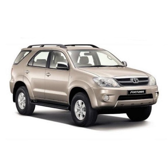 Sản Phẩm Logo chụp mâm, ốp lazang bánh xe ô tô Toyota Fortuner Đời từ 2004-2007 .