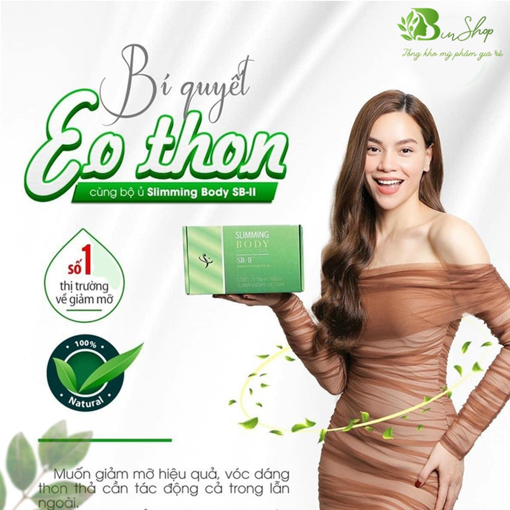 Đai Nịt Bụng Giảm Mỡ Ủ Nóng Slimming Body SB2 Full Bộ Kèm Tinh Dầu Giảm Mỡ Bụng Đánh Bay Mỡ Thừa - B