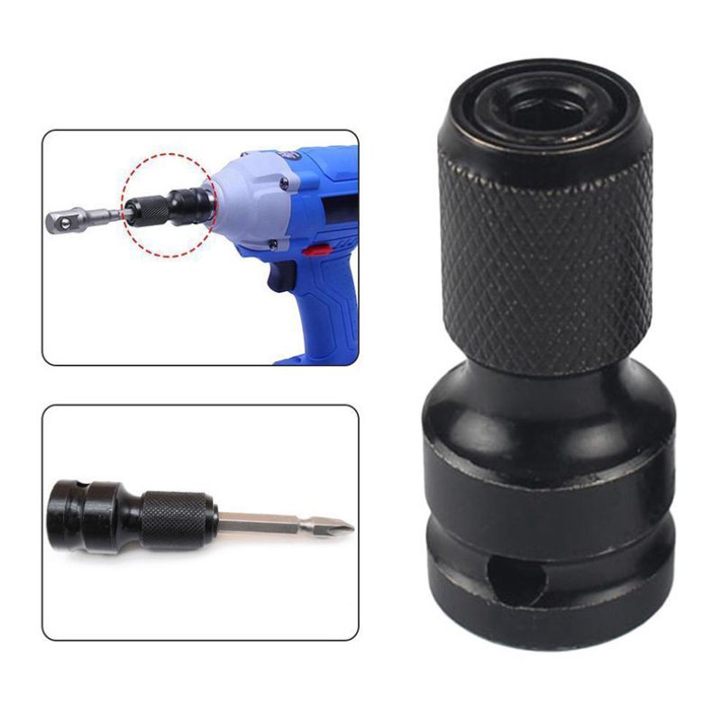 Đầu chuyển đổi mũi khoan 1/2 inch sang 1/4 inch, Đầu gắn mũi khoan chuyển đổi 1 / 2 " sang 1 / 4 "