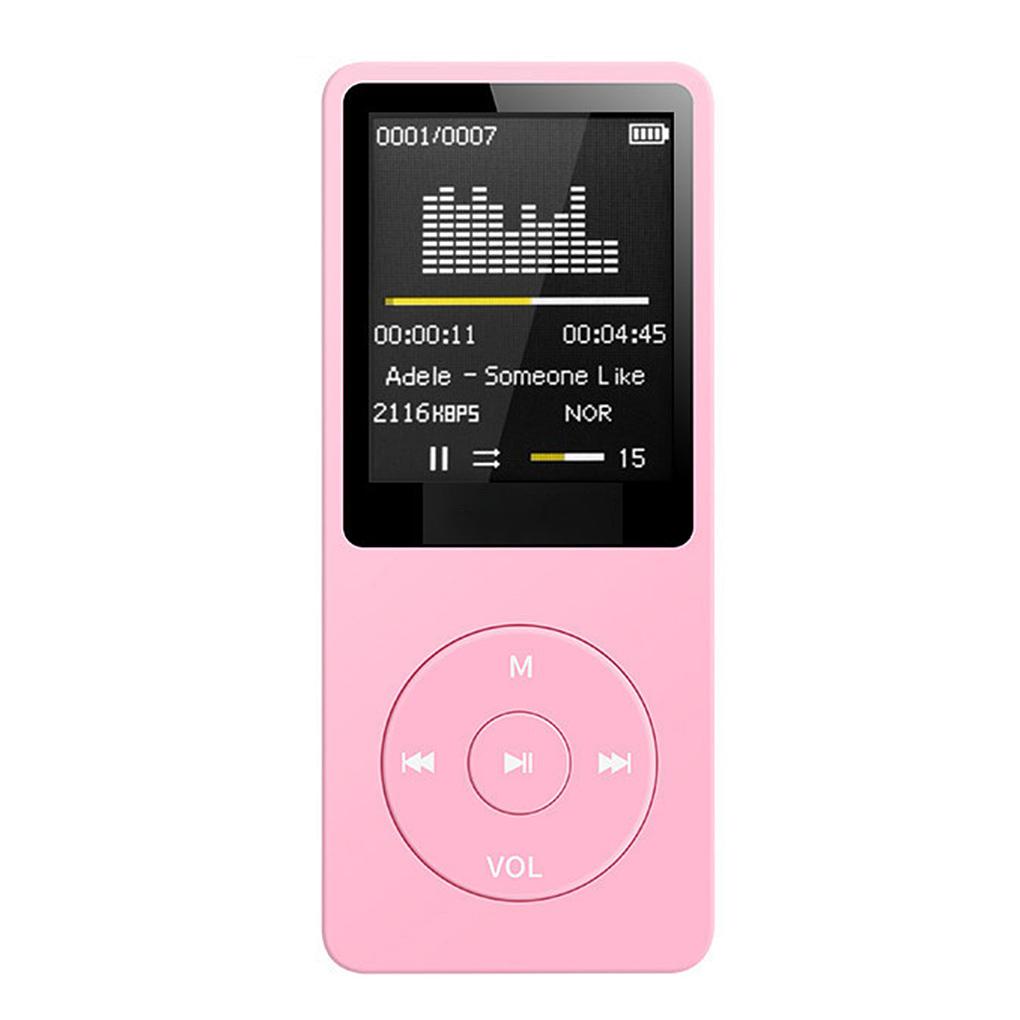 Máy Nghe Nhạc MP3 Kỹ Thuật Số Sạc USB Nhỏ Gọn Bỏ Túi Kèm Mic Tiện Dụng