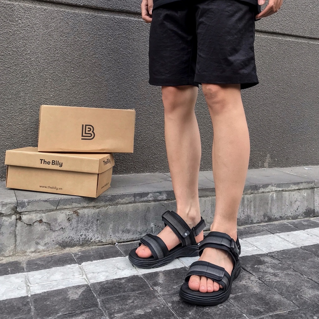 Giày Sandal Nam Nữ Unisex The BiLy Quai Ngang Dây Dù Đế Phylon Siêu Êm Nhẹ Nhiều Màu-BL03