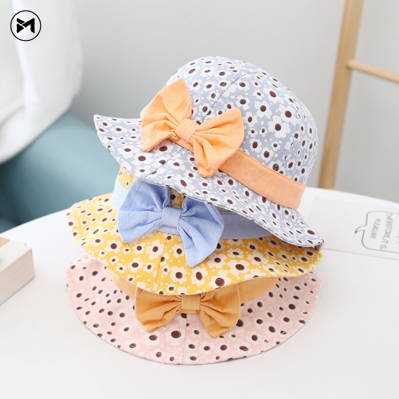 Nón Tai Bèo Chống Nắng Thời Trang Xuân Thu Dễ Thương Cho Bé