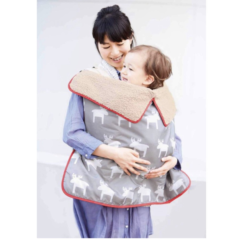 BabyBlanket Chăn lông cừu ủ bé, chắn gió Nhật Bản 73x83cm 