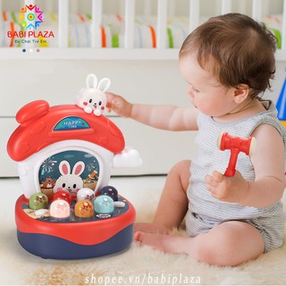 [Giáo Dục Sớm] Bộ đồ chơi ĐẬP CHUỘT phát nhạc dành cho bé 1 đến 3 tuổi
