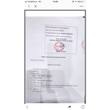 XỊT THƠM MIỆNG BALI 10ML