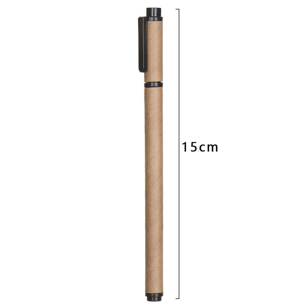 Set 2/5 cây bút gel thân bằng giấy kraft