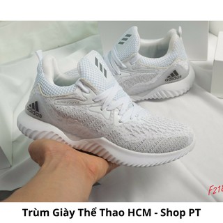 [MUA NHIỀU GIẢM NHIỀU] Giày cặp nam nữ adidas alphabouce màu trắng thể thao đẹp Hàn Quốc | Giày thể thao nam nữ giá rẻ