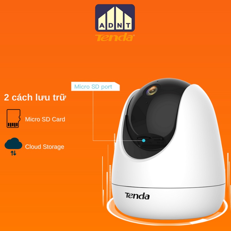 Camera wifi full HD 1080P xoay 360° CP3 2MB Tenda chính hãng | BigBuy360 - bigbuy360.vn